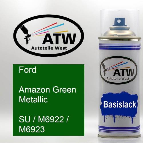 Ford, Amazon Green Metallic, SU / M6922 / M6923: 400ml Sprühdose, von ATW Autoteile West.